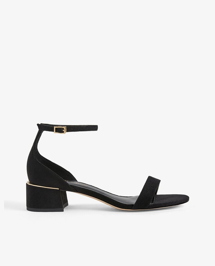 CHARLES & KEITH - Giày sandal cao gót hở mũi Ankle Strap
