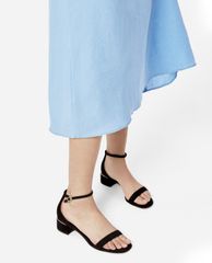 CHARLES & KEITH - Giày sandal cao gót hở mũi Ankle Strap