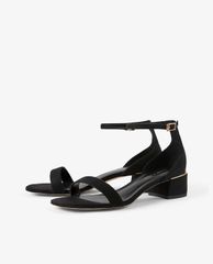 CHARLES & KEITH - Giày sandal cao gót hở mũi Ankle Strap