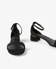 CHARLES & KEITH - Giày sandal cao gót hở mũi Ankle Strap