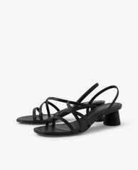 CHARLES & KEITH - Giày sandal cao gót hở mũi Strappy Cylindrical