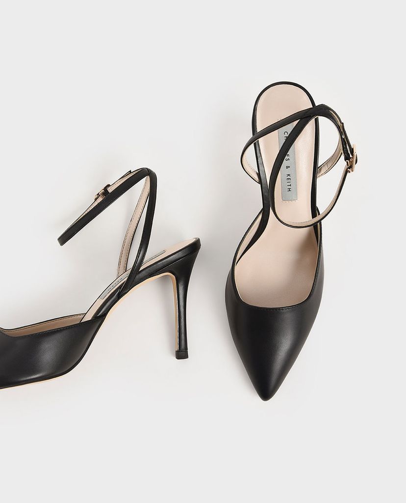 CHARLES & KEITH - Giày cao gót mũi nhọn thời trang