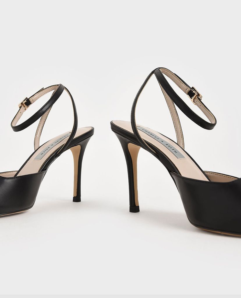 CHARLES & KEITH - Giày cao gót mũi nhọn thời trang