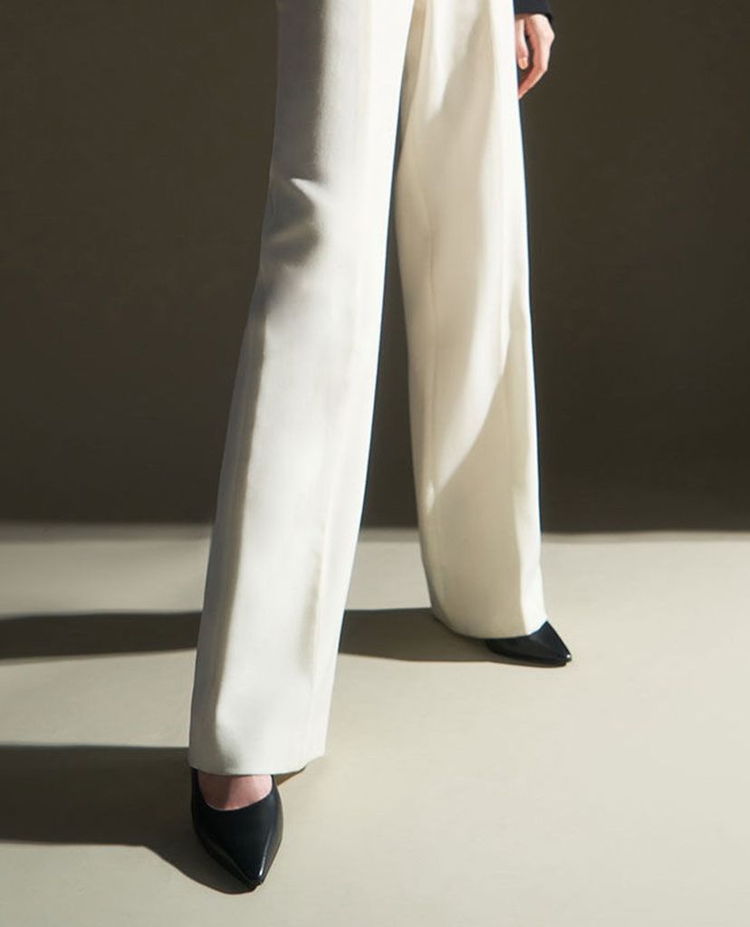 CHARLES & KEITH - Giày cao gót mũi nhọn Slingback Block Heel