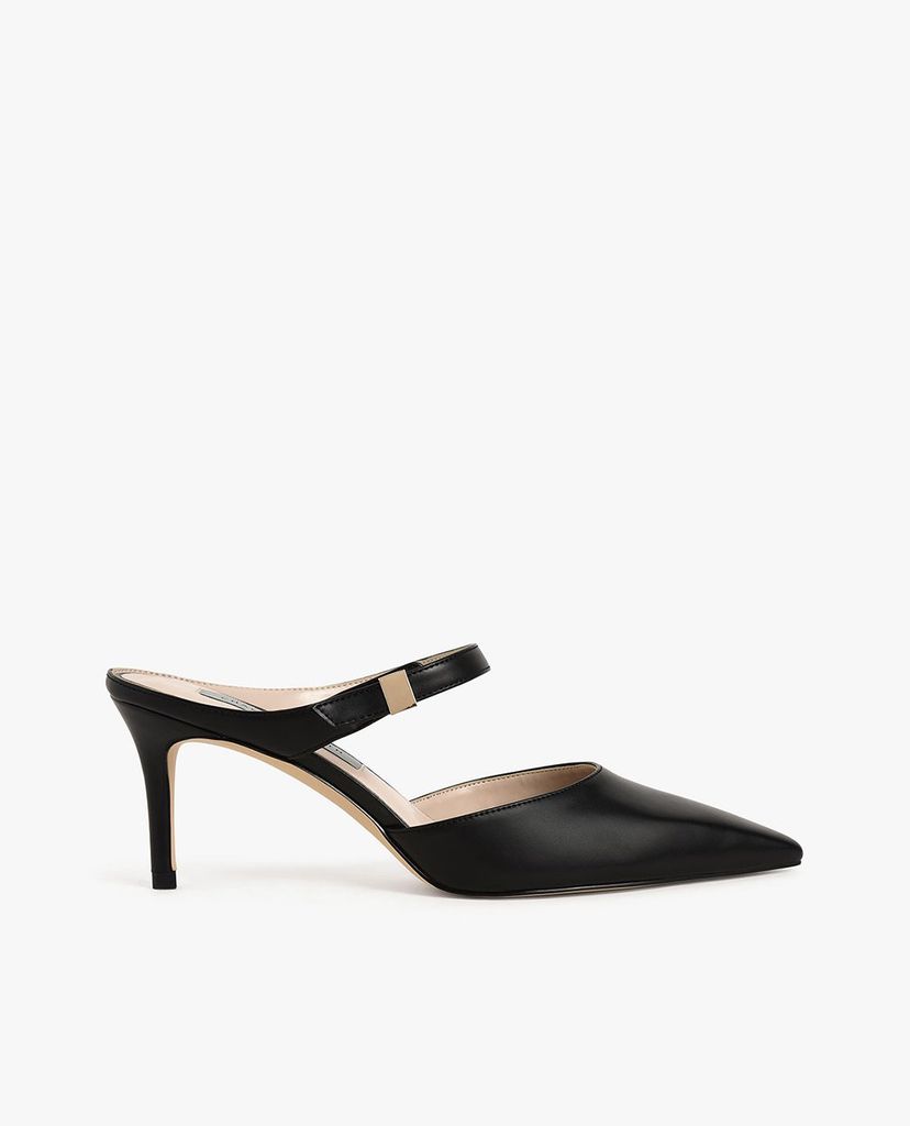 CHARLES & KEITH - Giày cao gót mũi nhọn hở gót hiện đại