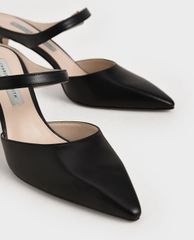 CHARLES & KEITH - Giày cao gót mũi nhọn hở gót hiện đại