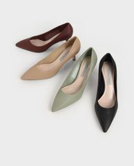 CHARLES & KEITH - Giày cao gót mũi nhọn Pointed Toe