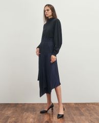 CHARLES & KEITH - Giày cao gót mũi nhọn Croc Geometric Heel D'Orsay Court