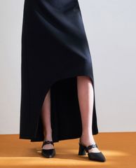 CHARLES & KEITH - Giày cao gót mũi nhọn Woven Strap Slingback