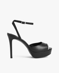 CHARLES & KEITH - Giày cao gót hở mũi Gem Embellished