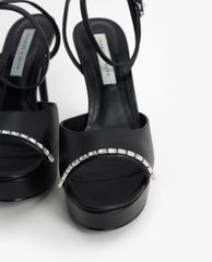 CHARLES & KEITH - Giày cao gót hở mũi Gem Embellished