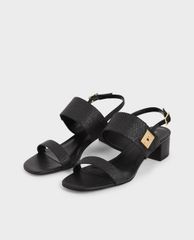 CHARLES & KEITH - Giày cao gót sandals Metal Buckle