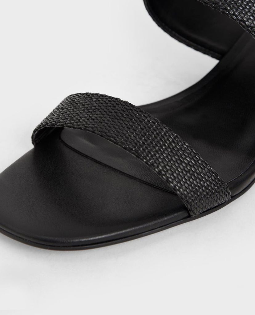 CHARLES & KEITH - Giày cao gót sandals Metal Buckle