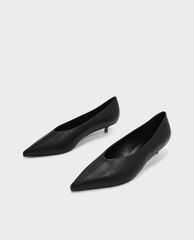 CHARLES & KEITH - Giày cao gót mũi nhọn Mesh Pointed Toe Kitten