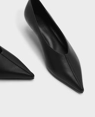 CHARLES & KEITH - Giày cao gót mũi nhọn Mesh Pointed Toe Kitten
