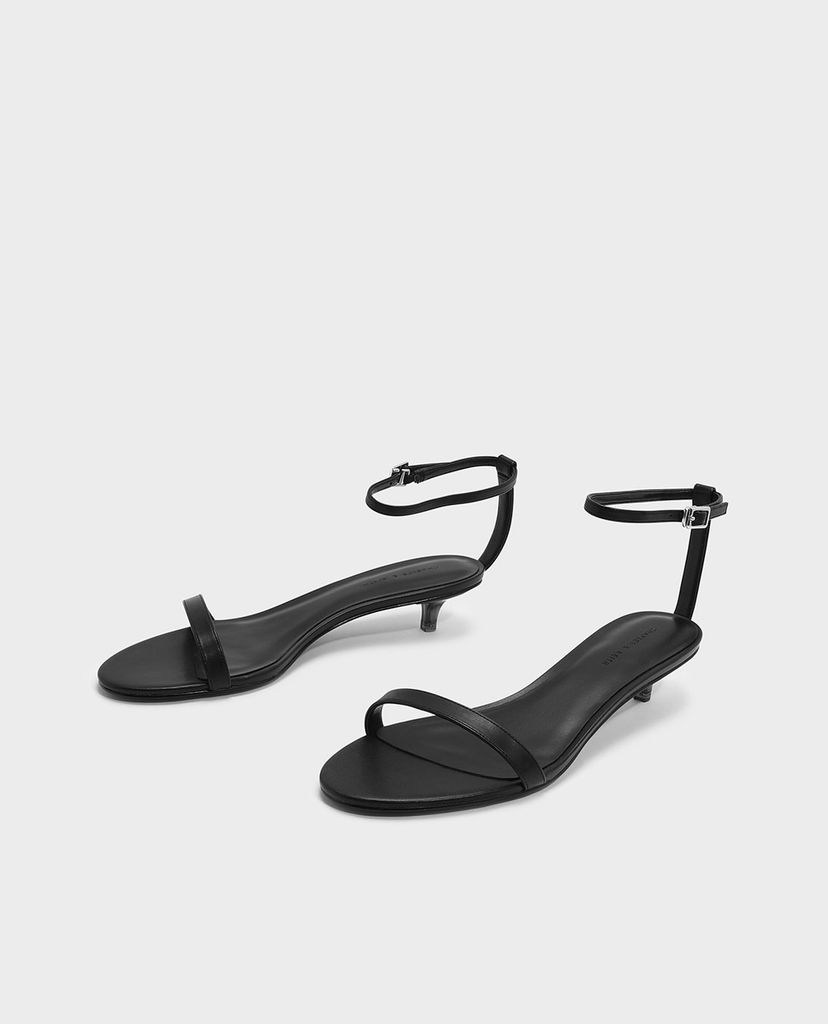 CHARLES & KEITH - Giày cao gót quai ngang bản mảnh hiện đại