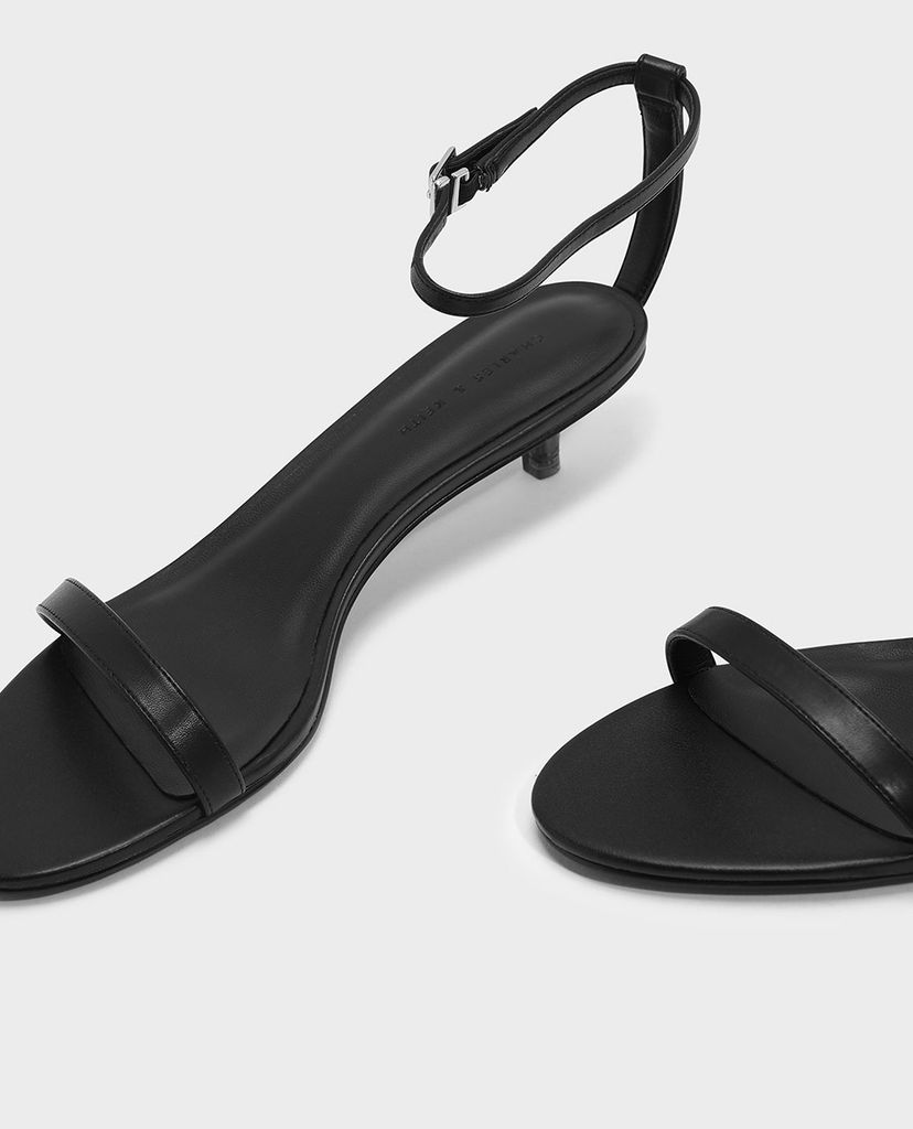 CHARLES & KEITH - Giày cao gót quai ngang bản mảnh hiện đại