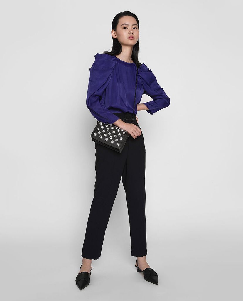 CHARLES & KEITH - Giày cao gót mũi nhọn Cylindrical Slingback