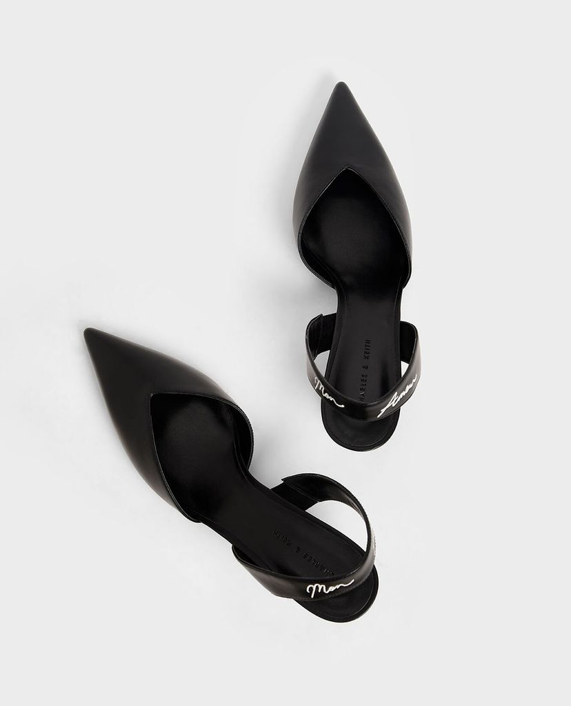 CHARLES & KEITH - Giày cao gót đế trong Sculptural Lucite