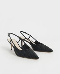 CHARLES & KEITH - Giày cao gót mũi nhọn quai mảnh hiện đại