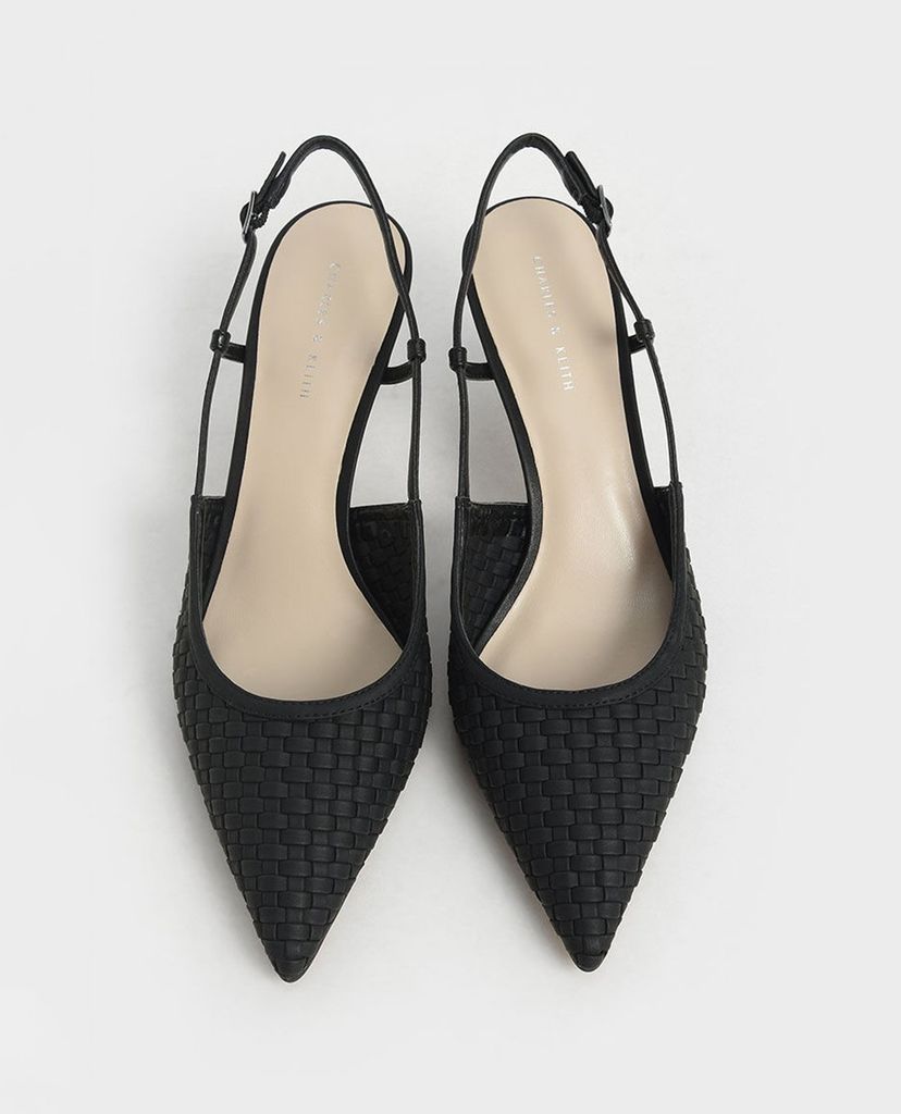 CHARLES & KEITH - Giày cao gót mũi nhọn quai mảnh hiện đại