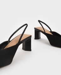 CHARLES & KEITH - Giày cao gót mũi nhọn Textured Blade