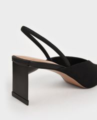 CHARLES & KEITH - Giày cao gót mũi nhọn Textured Blade