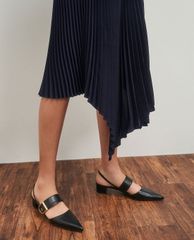 CHARLES & KEITH - Giày cao gót mũi nhọn Buckle Slingback