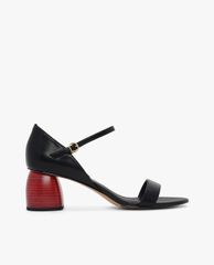 CHARLES & KEITH - Giày cao gót quai ngang đế trụ Stacked Heel