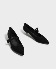 CHARLES & KEITH - Giày cao gót mũi nhọn Kitten Heel