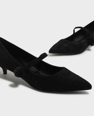 CHARLES & KEITH - Giày cao gót mũi nhọn Kitten Heel