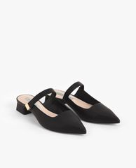 CHARLES & KEITH - Giày mules mũi nhọn Mary Jane
