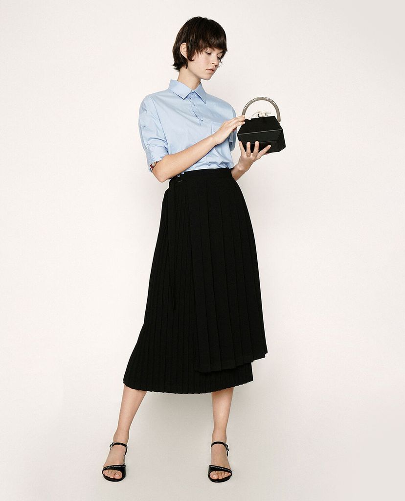 CHARLES & KEITH - Giày cao gót đế trong Embroidered Lucite Sculptural