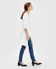 CHARLES & KEITH - Giày cao gót đế vuông mũi nhọn thời trang