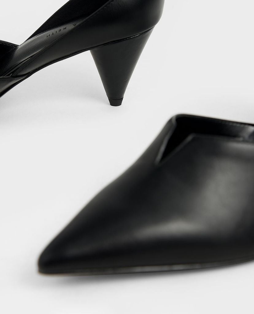 CHARLES & KEITH - Giày cao gót mũi nhọn D Orsay Cone