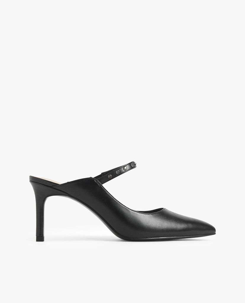 CHARLES & KEITH - Giày cao gót mũi nhọn Metallic Embellished