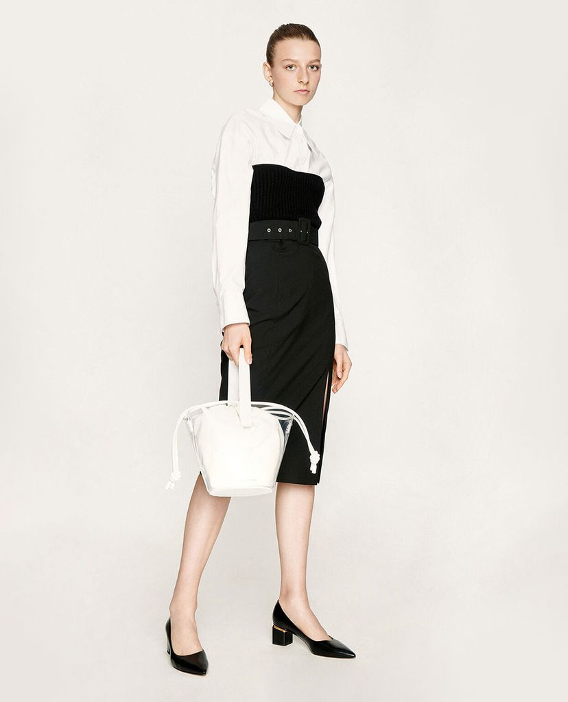 CHARLES & KEITH - Giày cao gót mũi nhọn Metal Accented Pointed