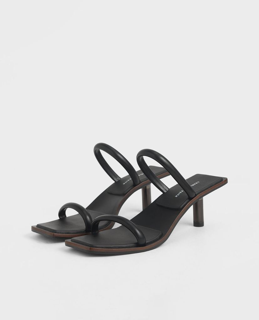 CHARLES & KEITH - Giày cao gót quai ngang Tubular Strap