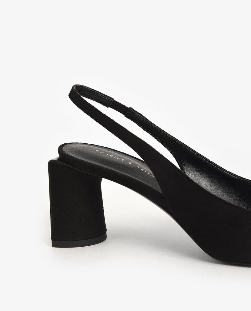 CHARLES & KEITH - Giày cao gót mũi nhọn đế trụ thanh lịch