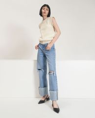 CHARLES & KEITH - Giày cao gót mũi nhọn Metallic Accent Slingback