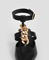 CHARLES & KEITH - Giày cao gót mũi nhọn Chain Link Ankle Strap