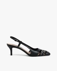 CHARLES & KEITH - Giày cao gót mũi nhọn Cut Out Buckled Slingback
