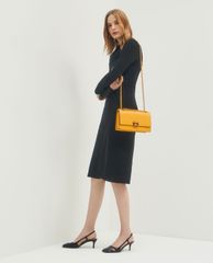 CHARLES & KEITH - Giày cao gót mũi nhọn Cut Out Buckled Slingback