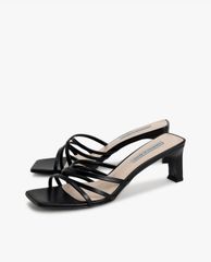 CHARLES & KEITH - Giày cao gót quai mảnh Strappy Square Toe