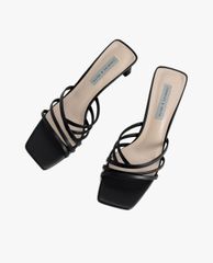 CHARLES & KEITH - Giày cao gót quai mảnh Strappy Square Toe