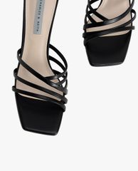 CHARLES & KEITH - Giày cao gót quai mảnh Strappy Square Toe