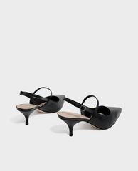 CHARLES & KEITH - Giày cao gót mũi nhọn Slingback Kitten