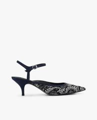 CHARLES & KEITH - Giày sandal cao gót mũi nhọn Embroidered Pointed