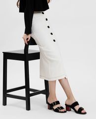 CHARLES & KEITH - Giày sandal cao gót Double Strap