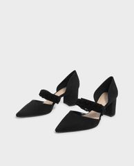 CHARLES & KEITH - Giày cao gót mũi nhọn Chain Detail Pointed